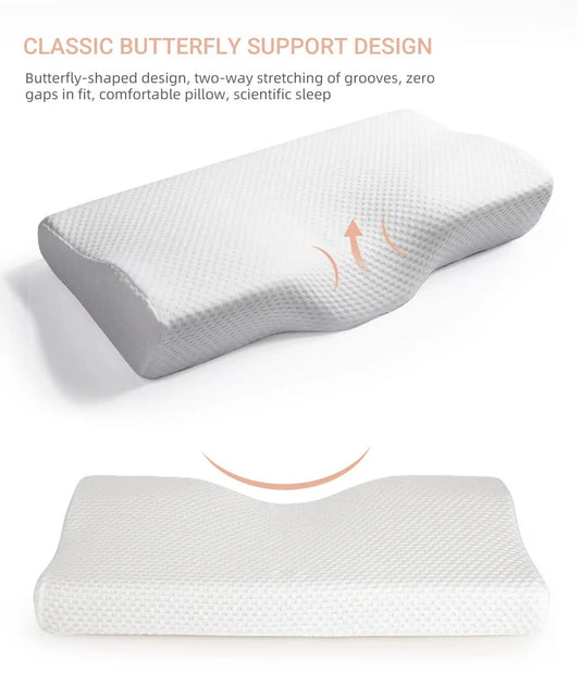 Harmony Rest Grooved Memory Foam Pillow